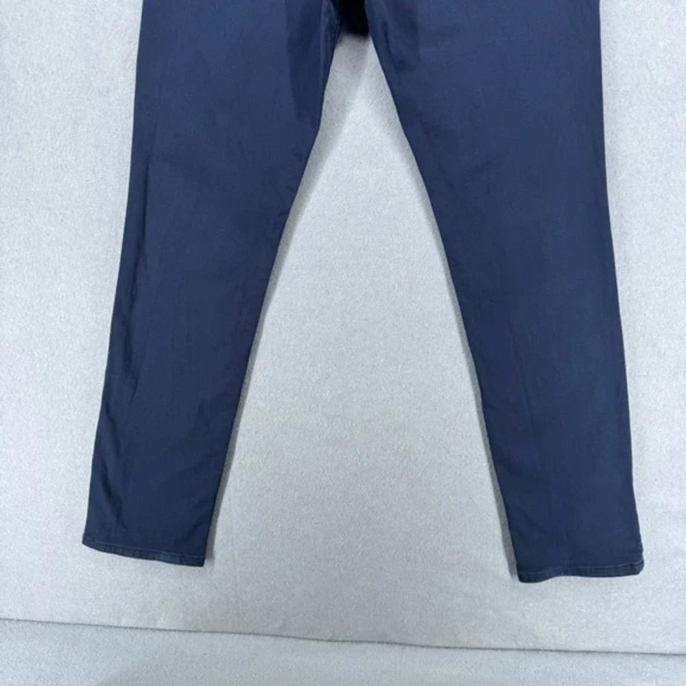 Joe's Jeans Chino Pants Mens Size 34x33 Navy Slim Straight Stretch Soft 5 Pocket